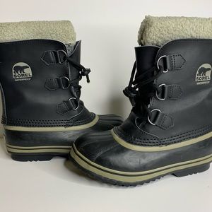 Youth Sorel Yoot Pac TP Snow Boots Size 4 Black